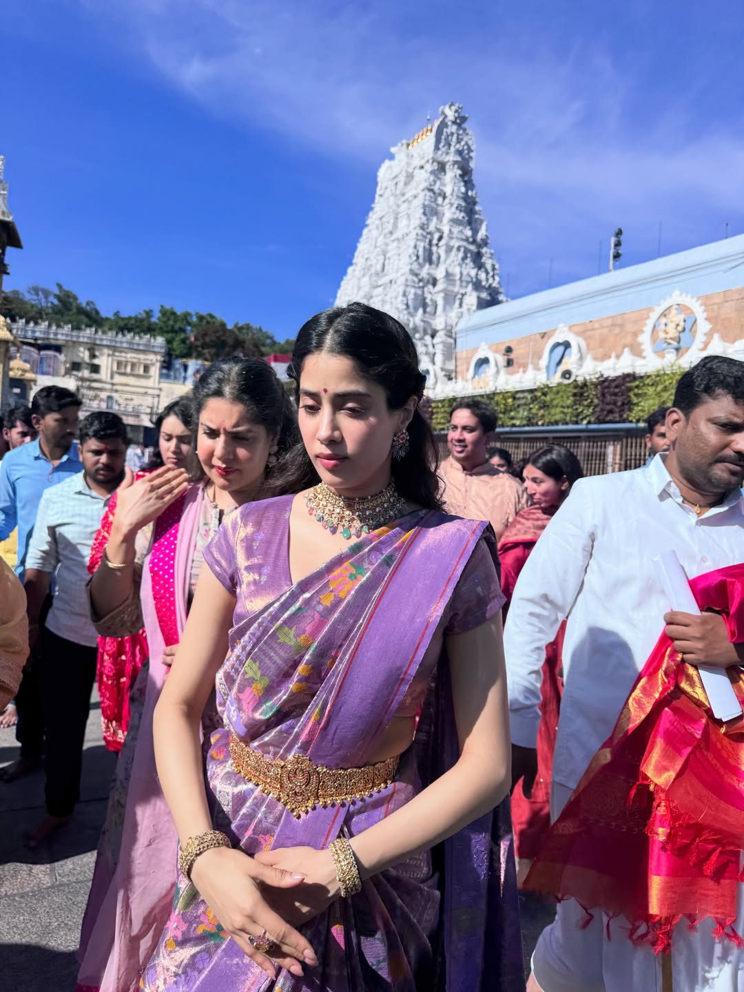 Janhvi Kapoor in Tirupati