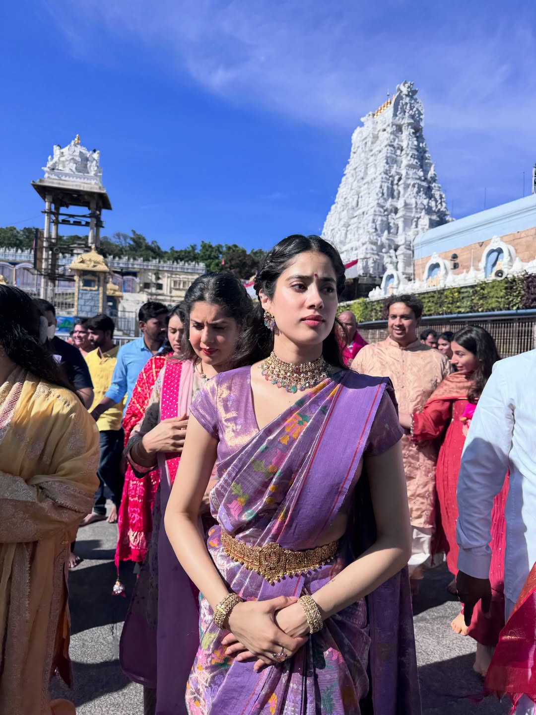  Janhvi Kapoor in Tirupati