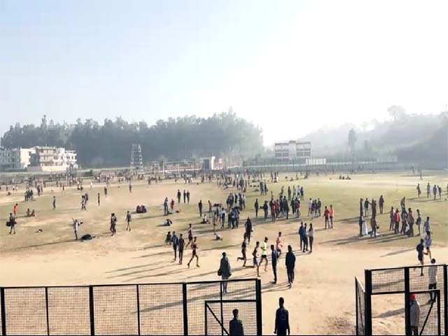 PunjabKesari, Army Rally Practice Image