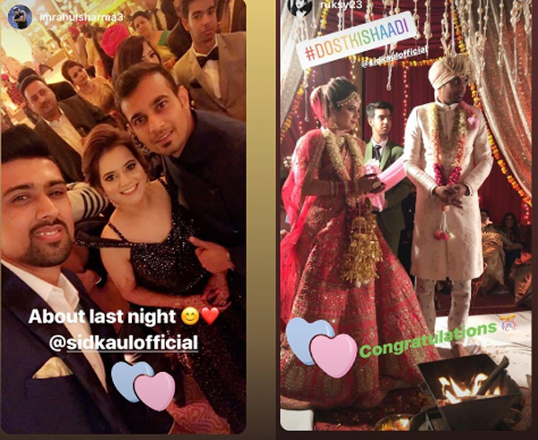 Fast bowler Siddharth Kaul marries his fiancé Harsimran Kaur