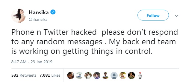 PunjabKesari,हंसिका मोटवानी इमेज, हंसिका मोटवानी फोटो, हंसिका मोटवानी पिक्चर