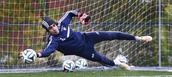 Football news in hindi, Indian football team, Indian goalkeeper, Gurpreet Sandhu, smart during the match, AFC Asian Cup