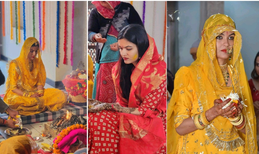 राजस्थान में अनूठी शादी, मांग में सिंदूर की जगह भरा चंदन...दुल्हन ने  'ठाकुरजी' के साथ लिए सात फेरे - unique wedding in rajasthan