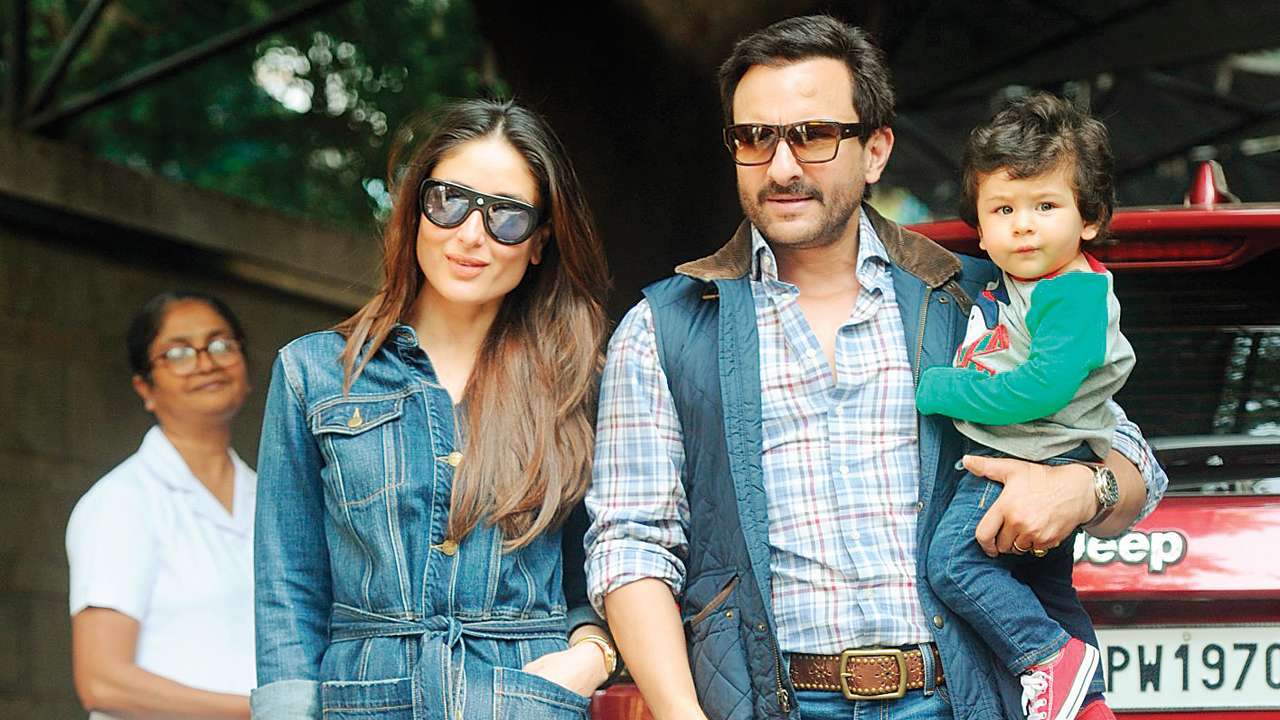 PunjabKesari, taimur ali khan with parents