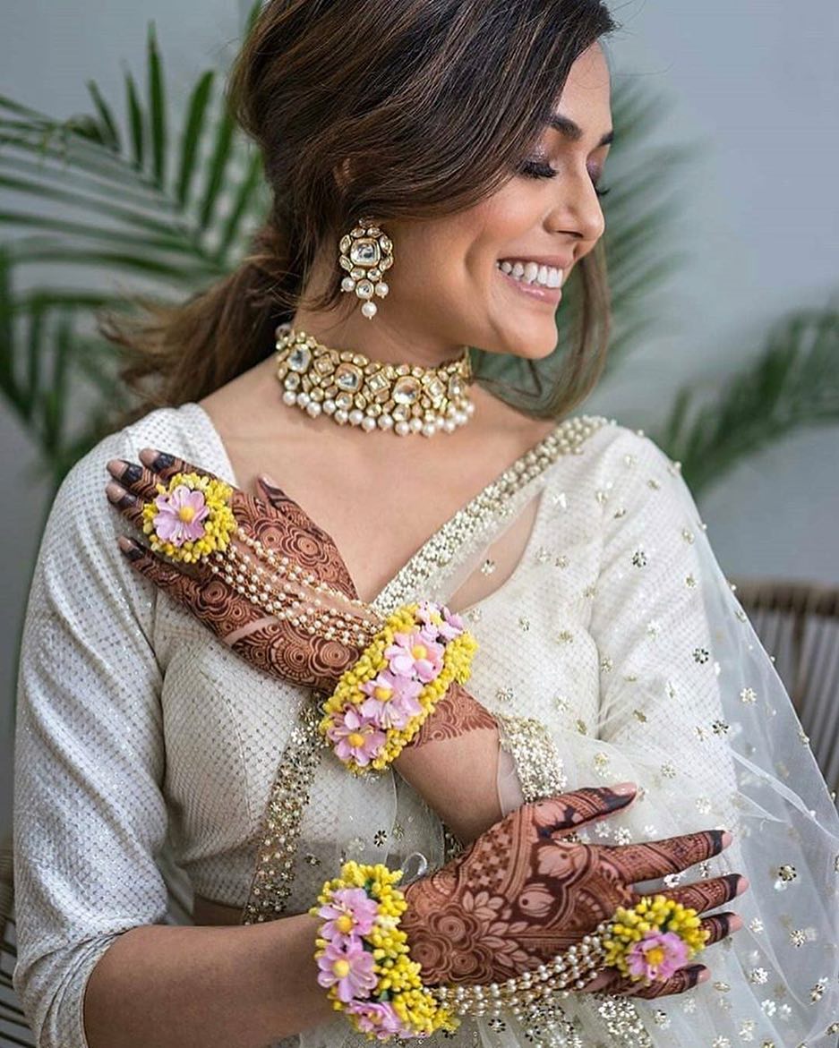 PunjabKesari, floral jewellery image, best floral jewellery image,फ्लोरल ज्वेलरी सेट डिज़ाइन इमेज