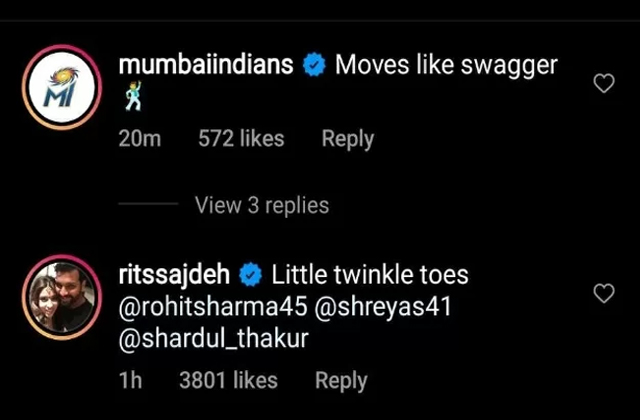 Rohit sharma, Dance, Ritika Sajdeh, Comment, रोहित शर्मा, cricket news in hindi, sports news, Team india, Rohit sharma instagram