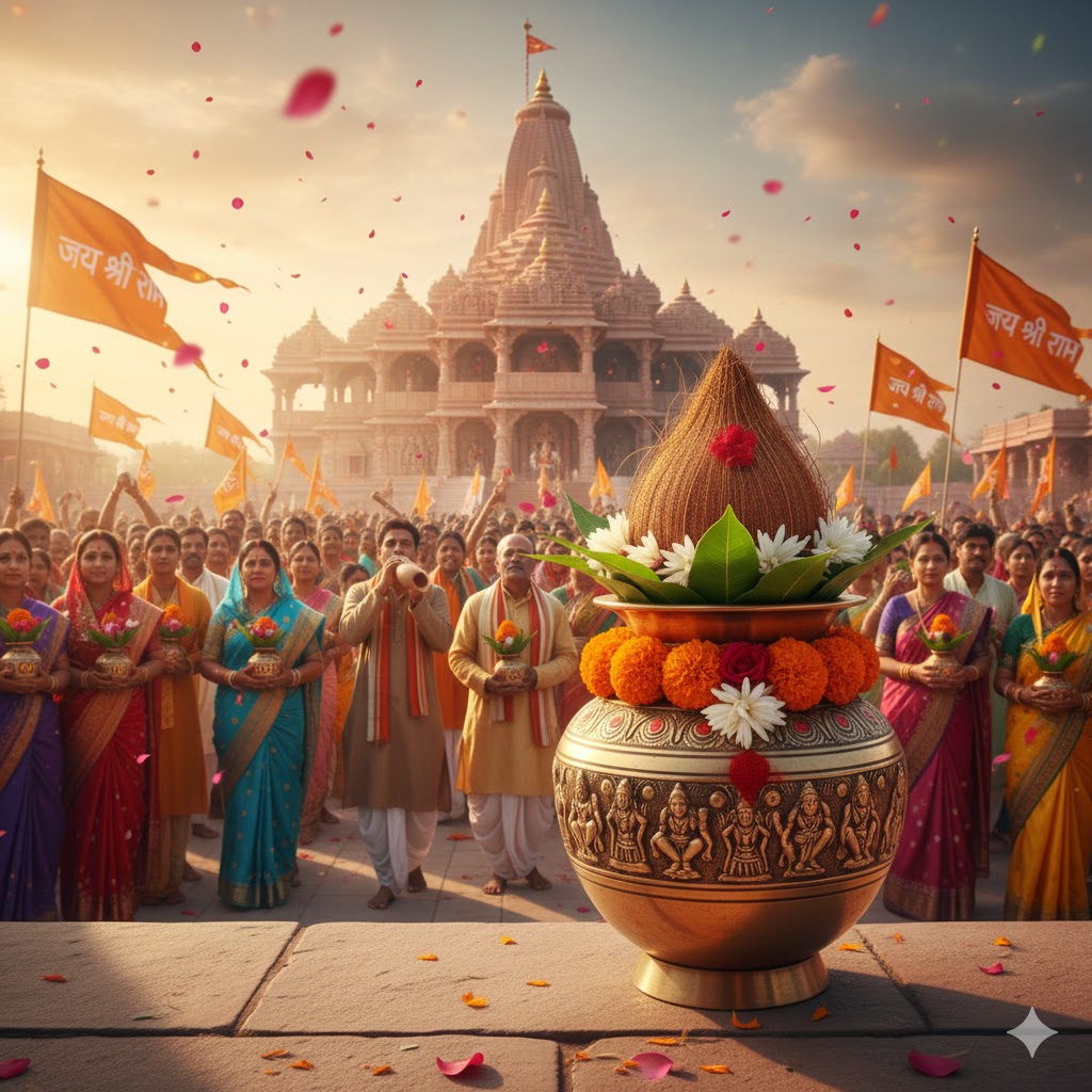 PunjabKesari Ram Mandir Kalash Yatra