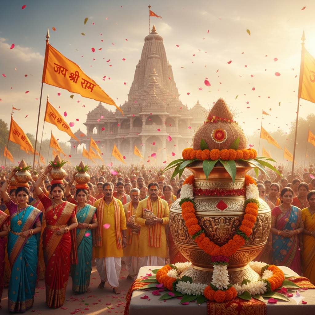 PunjabKesari Ram Mandir Kalash Yatra