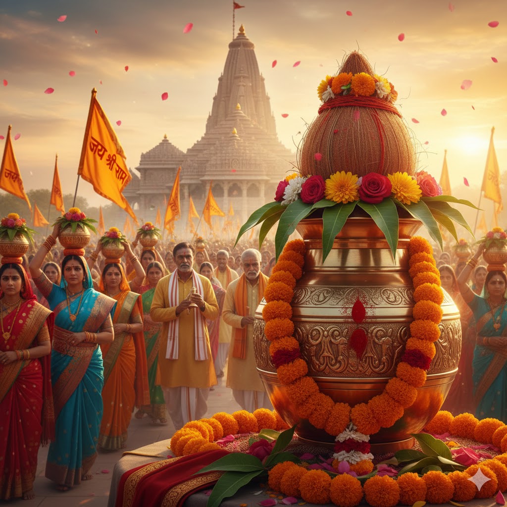 PunjabKesari Ram Mandir Kalash Yatra