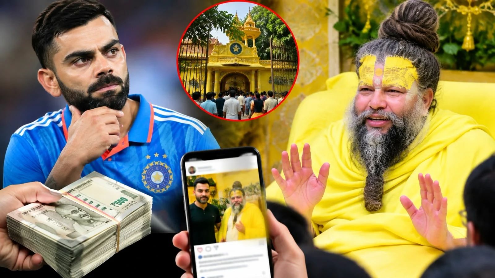 Virat Kohli Premanand Maharaj 5 Crore Controversy