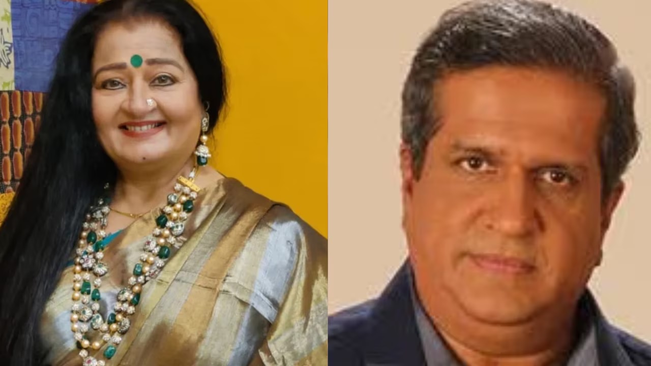 Apara Mehta and Darshan Jariwala