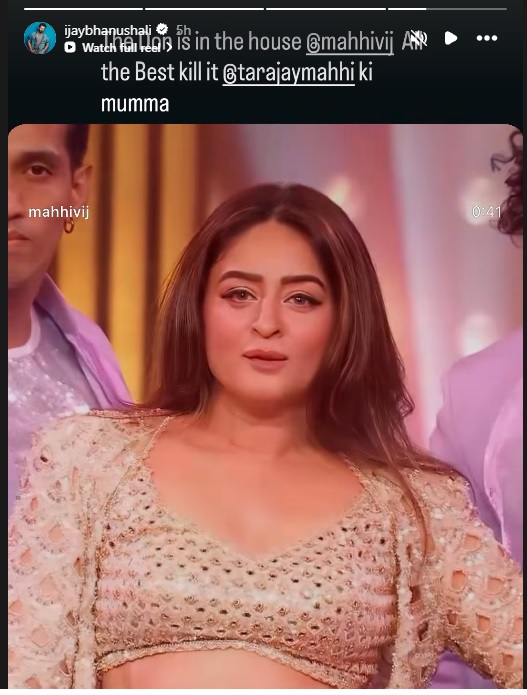 Jay Bhanushali on Mahhi Vij 
