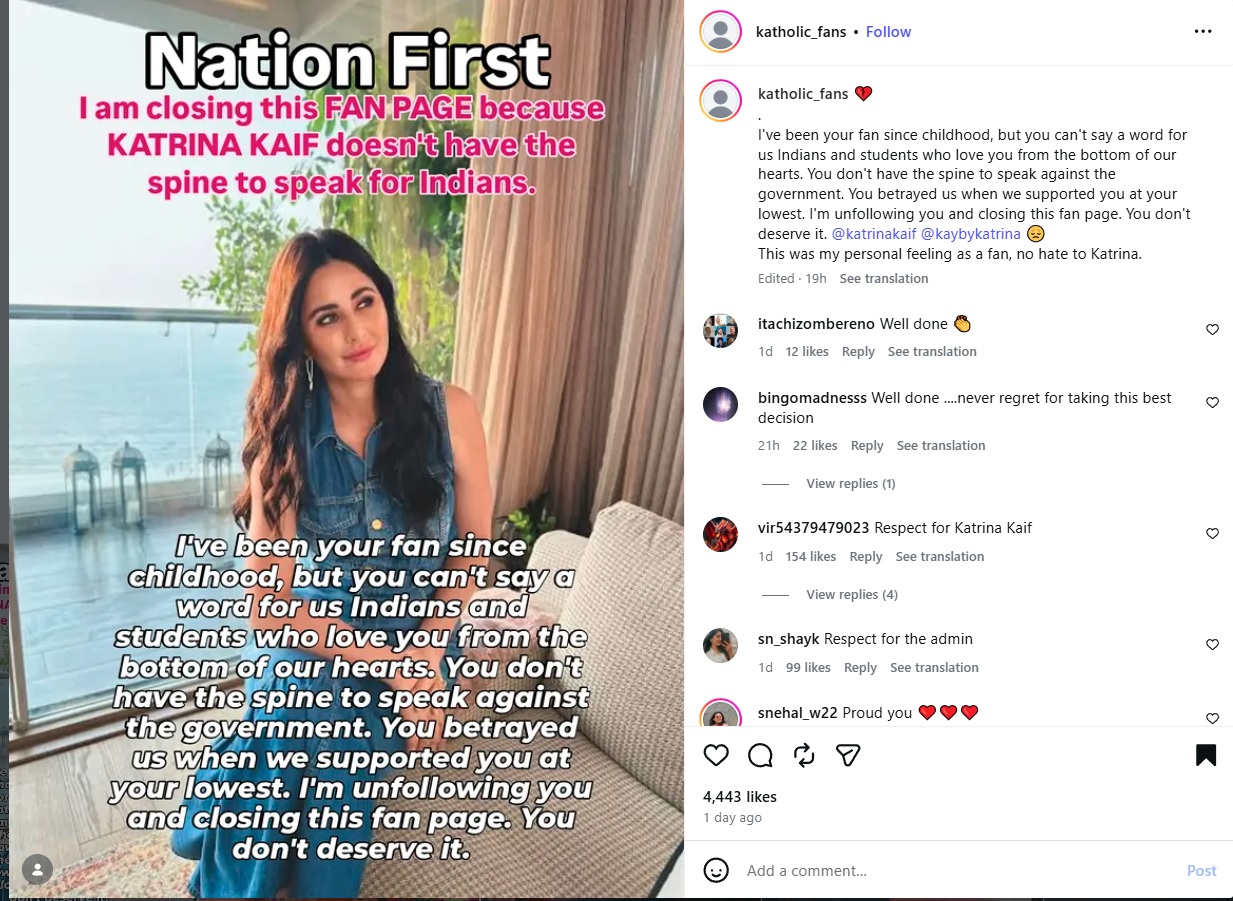  Katrina Kaif on cjp protest