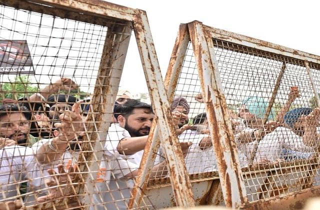 youth congress protest