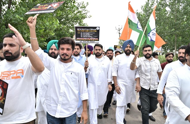 youth congress protest