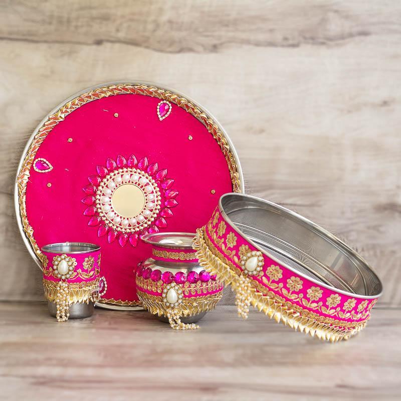 PunjabKesari, karwa chauth thali image , karwa chauth thali photo