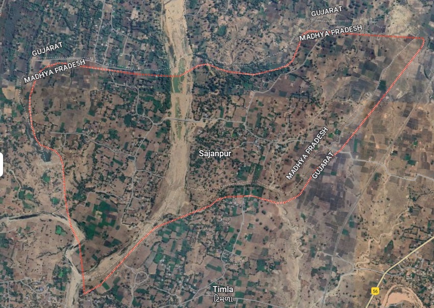 PunjabKesari, Sajjanpur Village, Madhya Pradesh News, Gujarat Border Village, Royal Dowry History, MP Gujarat Dispute, Unique Indian Villages, Supreme Court Judgement 1956, Chhota Udaipur State, Kathiwar Royal Family 