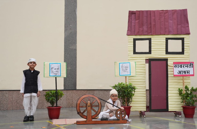 PunjabKesari, Gandhi Jayanti and Shastri Jayanti Program at DPS Indirapuram 