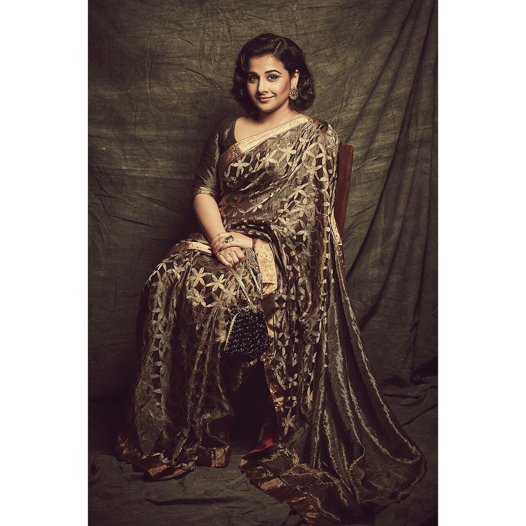 PunjabKesari, Nari, Vidya balan, Saree Look,  विद्या ने बदला साड़ी लुक