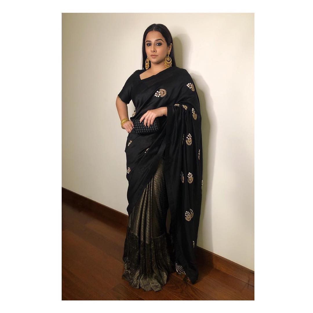 PunjabKesari, Nari, Vidya balan, Saree Look,  विद्या ने बदला साड़ी लुक