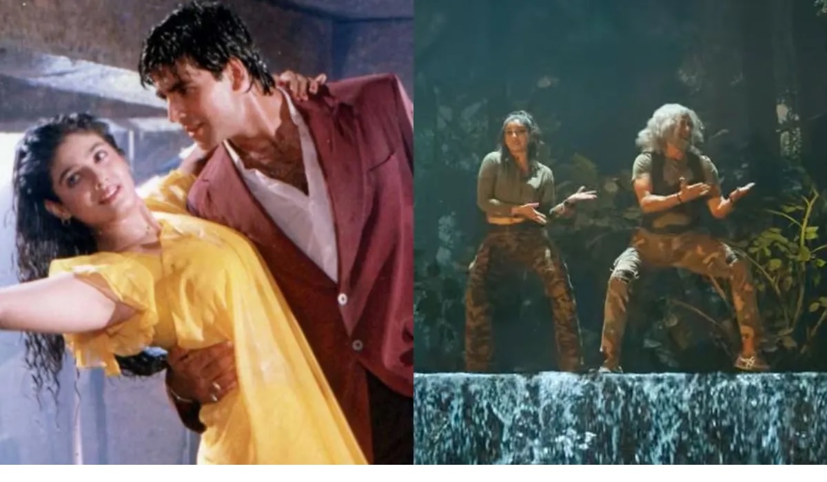 Akshay Kumar and Raveena Tandon