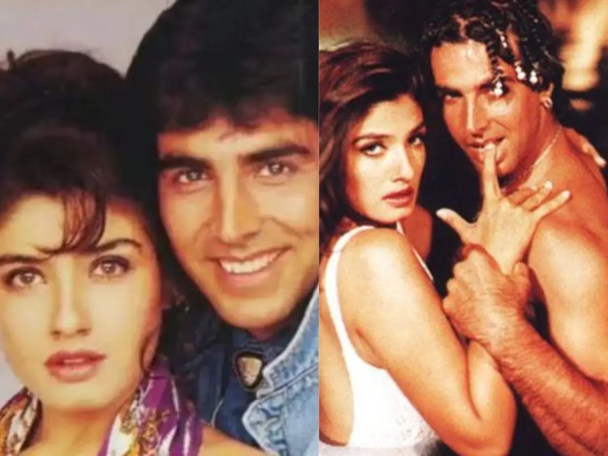Akshay Kumar and Raveena Tandon