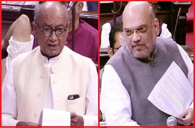 PunjabKesari, Madhya Pradesh, Amit Shah, Home Minister Amit Shah, BJP, Congress, RSS, Narmada Parikrama Yatra