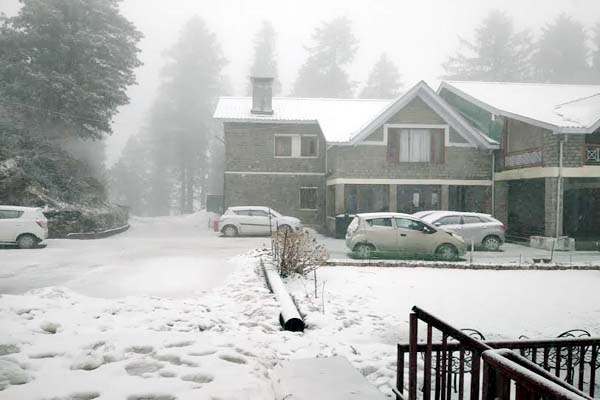 PunjabKesari, Snowfall Image