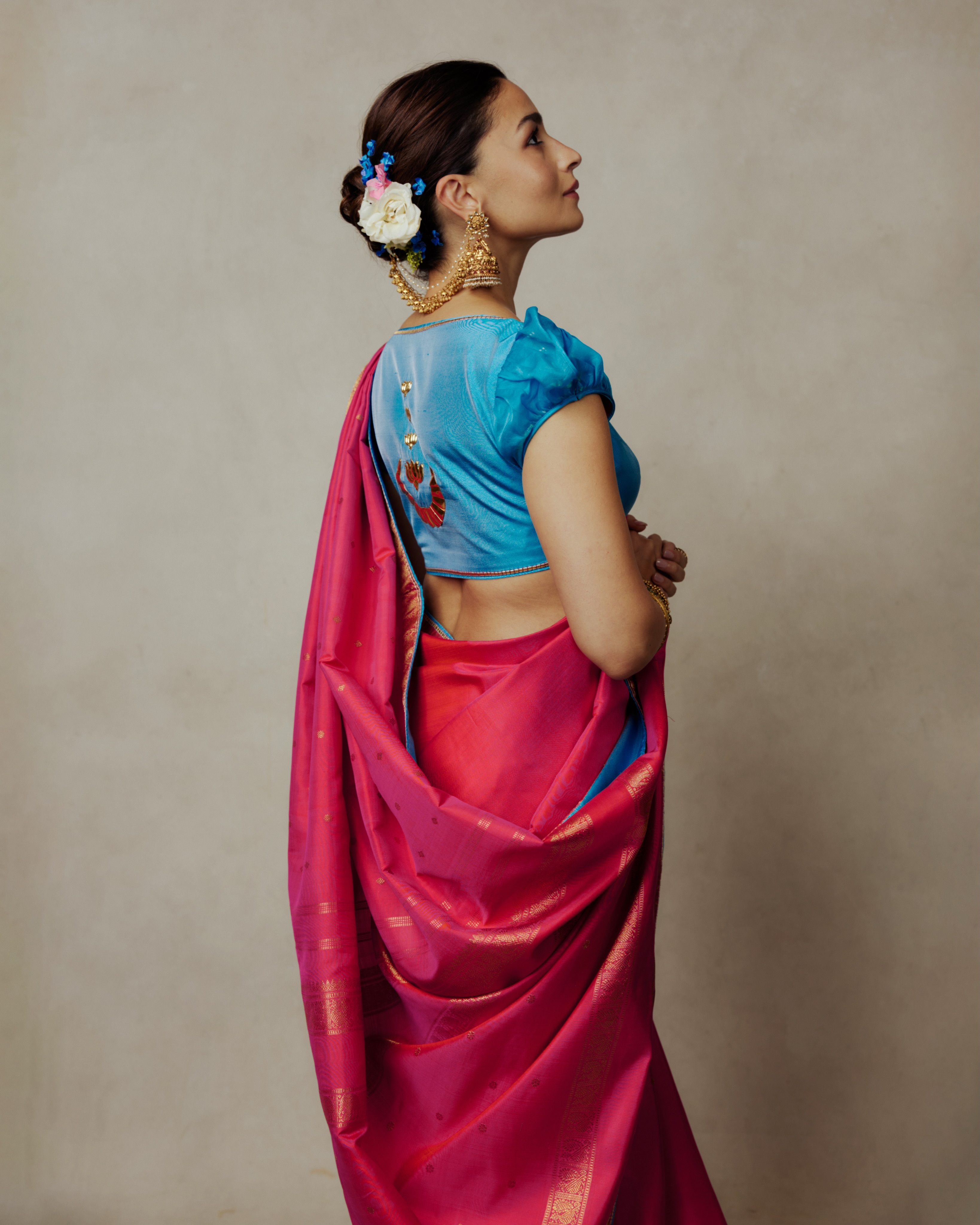 Alia Bhatt Bengali Look