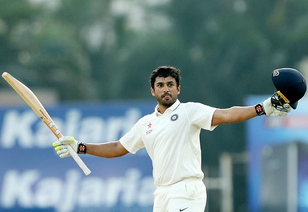 Karun nair dedicated his 166 runs innings to his fiance