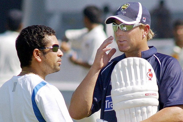 PunjabKesarisports sachin tenudulkar shane warne image