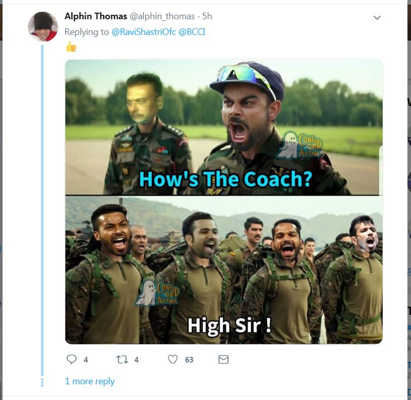 Ravi Shastri Troll 