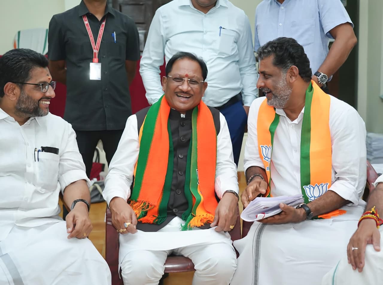 PunjabKesari, Vishnu Deo Sai Kerala visit, BJP Kerala election 2026, Chengannur BJP candidate, Aranmula election rally, Kerala politics news, BJP campaign Kerala