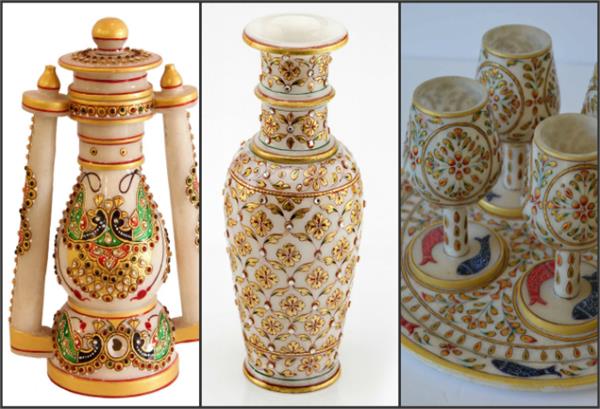 जयपुर का मशहूर मार्बल मीनाकारी आर्ट