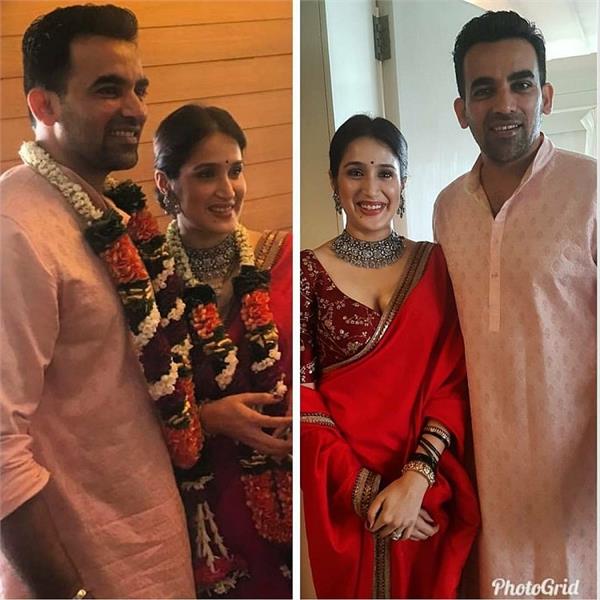 सगारिका घाटगे ने जहीर खान से की शादी, देखे तस्वीरें