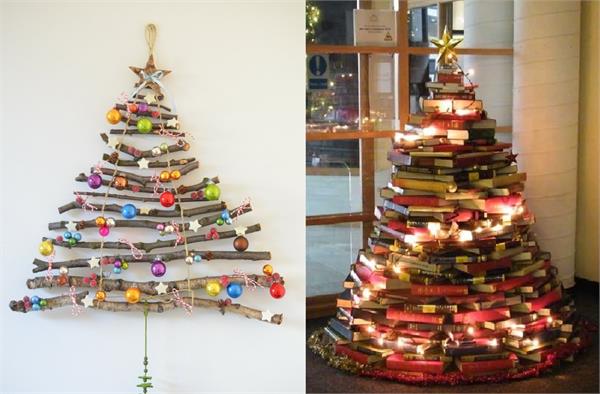 इन डिफरेंट तरीके से घर पर खुद बनाएं क्रिसमस ट्री