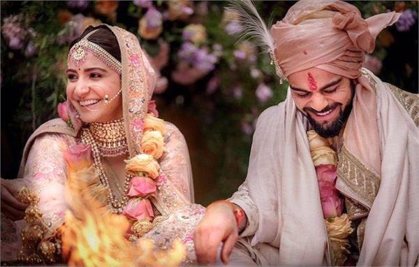Manyavar के लिए खाई विराट-अनुष्का ने कसमें, सब्यासाची के लिए बने दूल्हा-दुल्हन!!