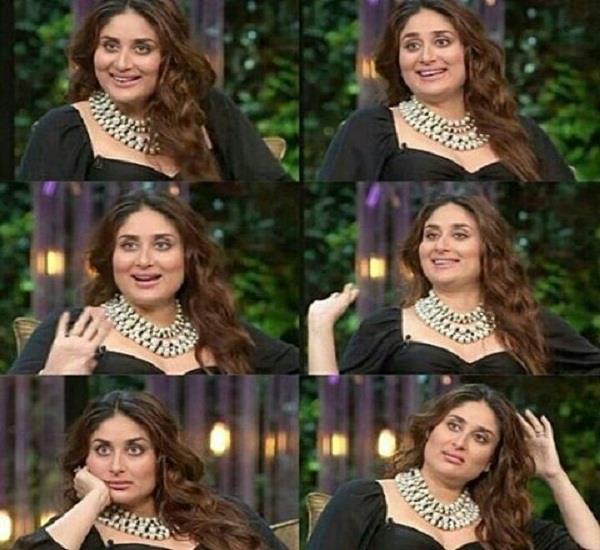 'कॉफी विद करण' में दिखा करीना का Black लुक