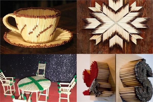 इस तरह बनाएं माचिस की तीली से घर के लिए सुंदर Art piece