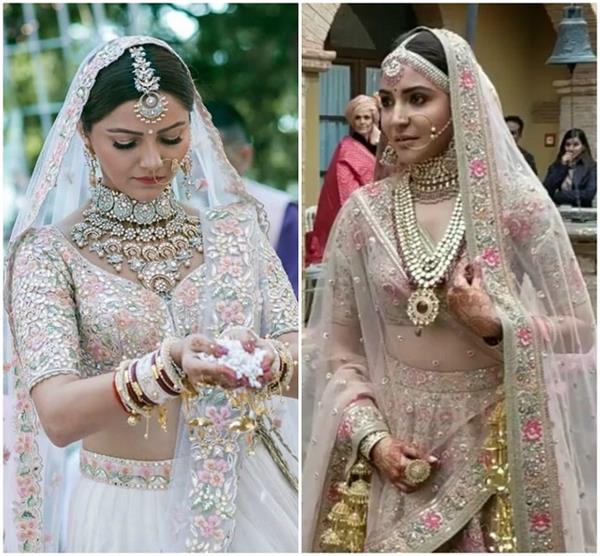 वेडिंग लहंगे में पेस्टल ब्लू के साथ गोल्ड तो रेड-व्हाइट का कलर कॉन्बिनेशन करेगा सूट