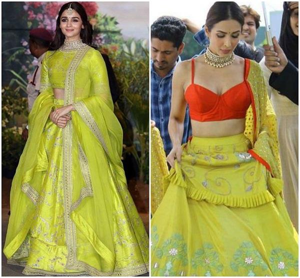 ट्रेंड में आया नियॉन पैरट और येलो कलर, आप भी बनवाएं फैशनेबल ड्रेस