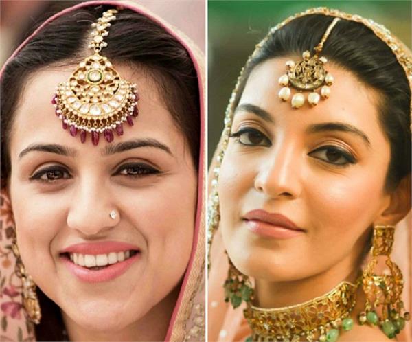 ब्राइडल्स के लिए स्टाइलिश और ग्रैसफुल मांग टीका