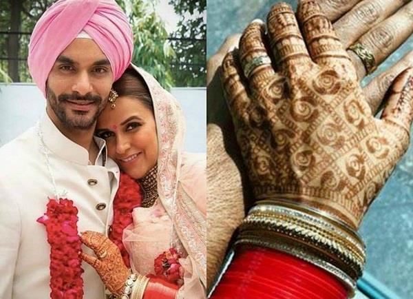 Neha Dupia's Engagement ring