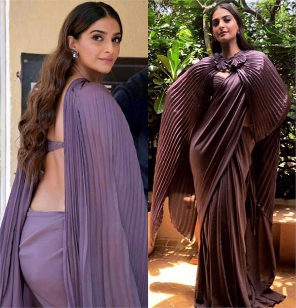 गौरव की साड़ी में सोनम ने दिखाई अपनी सेक्सी लुक