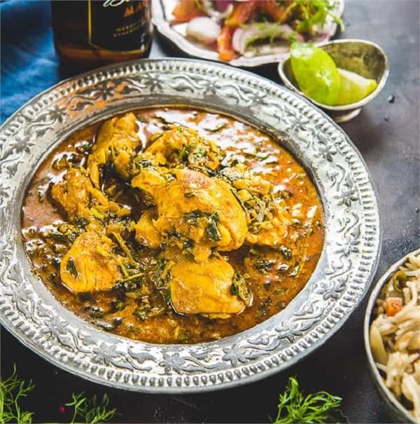 लंच या डिनर में बनाकर खाए टेस्टी एंड स्पाइसी Methi Murgh