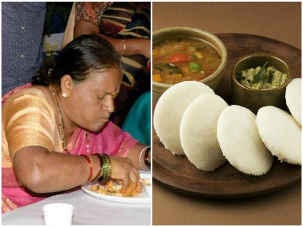 OMG! 60 साल की महिला ने 1 मिनट में खाई 6 इडली, जीती प्रतियोगिता