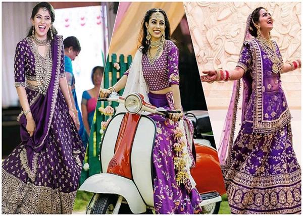 Wedding Fashion:इस बार पैस्टल नहीं ऑबर्जिन कलर के लहंगे करें ट्राई