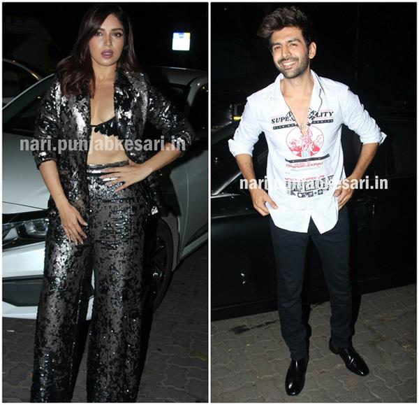 कार्तिक के बर्थडे बैश पर मिसिंग रही सारा, वहीं भूमि पेडनेकर का शिमरी हॉट लुक रहा बेस्ट