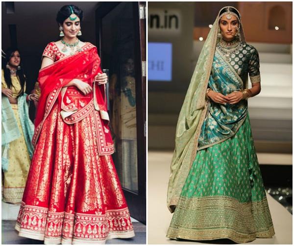 बनारसी लहंगे का फैशन है एवरग्रीन, यूं Reuse करें पूरानी साड़ी (See Pics)
