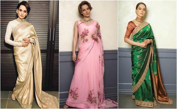 Fashion: कंगना की 12 साड़ियां जो देगी रॉयल टच